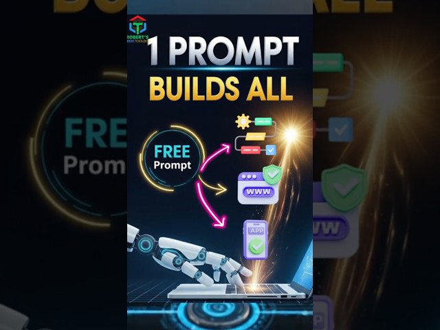 This AI Builds Websites, Workflows & Apps From 1 Prompt (No Code Required)