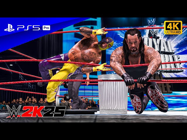 WWE 2K25 - Undertaker vs. Rey Mysterio - Full Match at Royal Rumble | PS5™ Pro [4K60]