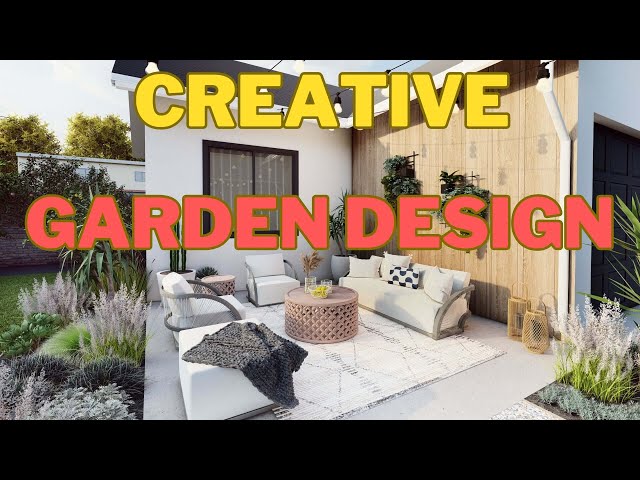 Creative garden design for your outdoor space.