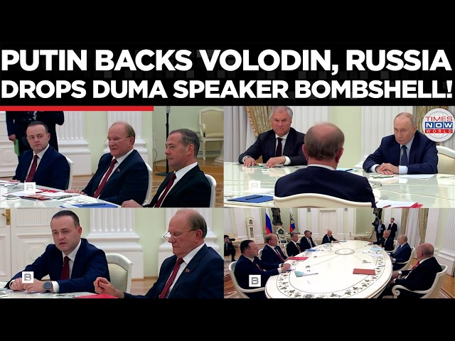 PUTIN DROPS DUMA BOMB: Russia's President BACKS Volodin As New Speaker After Record Wartime Duma!
