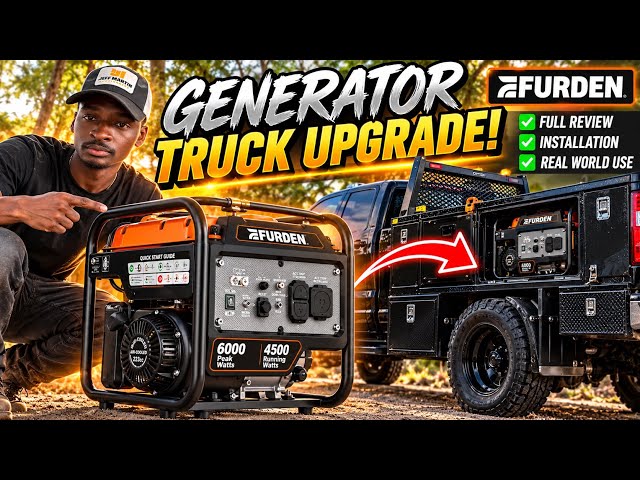 I Turned My Work Truck Into a REAL Service Truck! (FURDEN Generator)