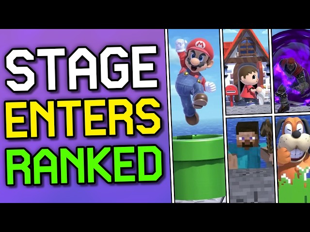 Ranking EVERY Stage Entrance Animation in Super Smash Bros Ultimate!