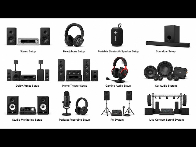 Every Audio Setup Explained in 5 Minutes