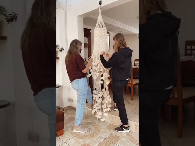 Macrame Swing Chair Tutorial Full video #macrametutorial #swingchair