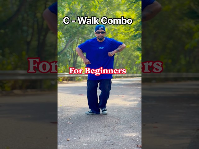 C Walk Footwork For Beginners 😎 #dance #hiphop #dancetutorial #footwork #stepbystep #beginners