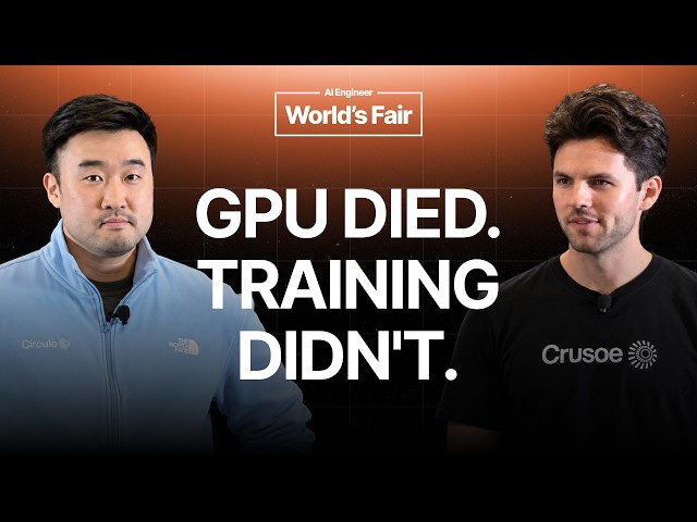 GPU Died. Training Didn't: Self-Healing Training at Scale — Crusoe