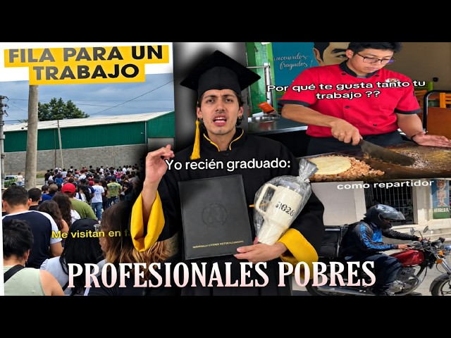 Los Profesionales Pobres en LATAM: la Generación con mas TÍTULOS pero sin TRABAJO