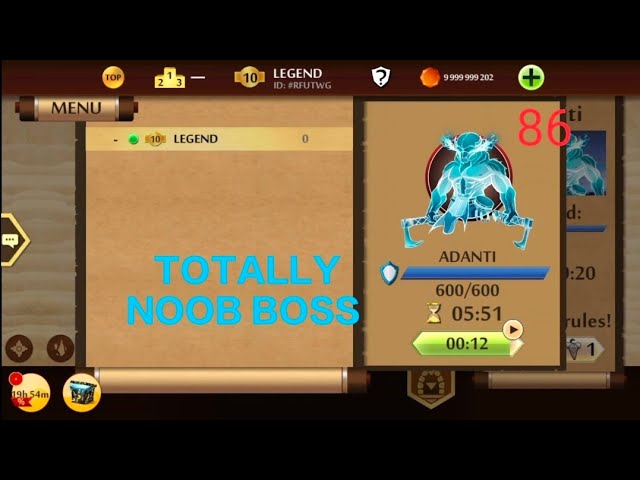 NEW BOSS ADANTI 🤡💩 || SHADOW FIGHT 2 UNDERWORLD || HINDI GAMEPLAY