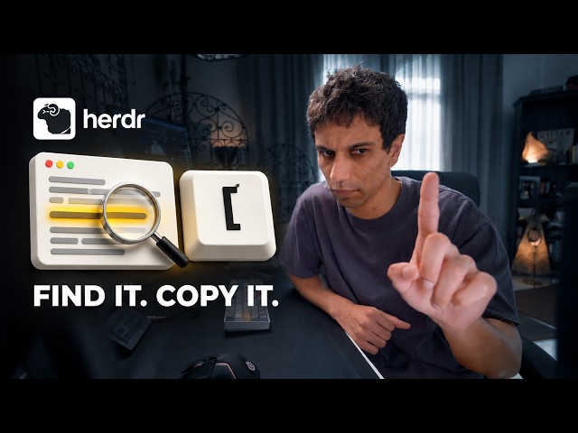 Herdr Copy Mode: Find an Error Without Losing Your Place