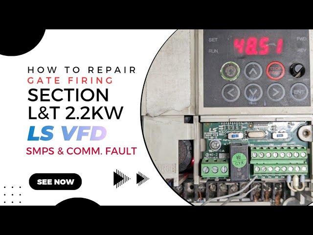 How to Repair LS 2.2KW/3HP VFD IGBT module & gate firing section Repair video in hindi/urdu #vfd