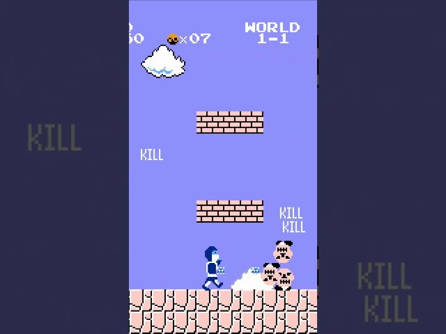 Sub-Zero in Super Mario Bros. #shorts