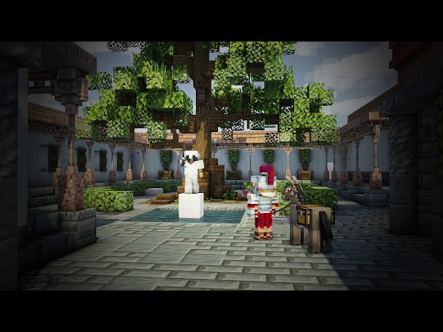 Hermitcraft 11: Ep.2 - Building the Roman Courtyard!
