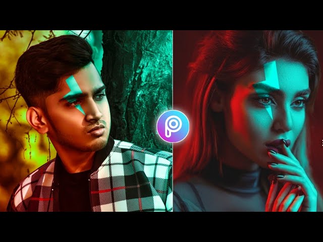 Instagram Viral Dual Tone Editing | Thunder ⚡Face Photo Editing In Picsart #Shorts