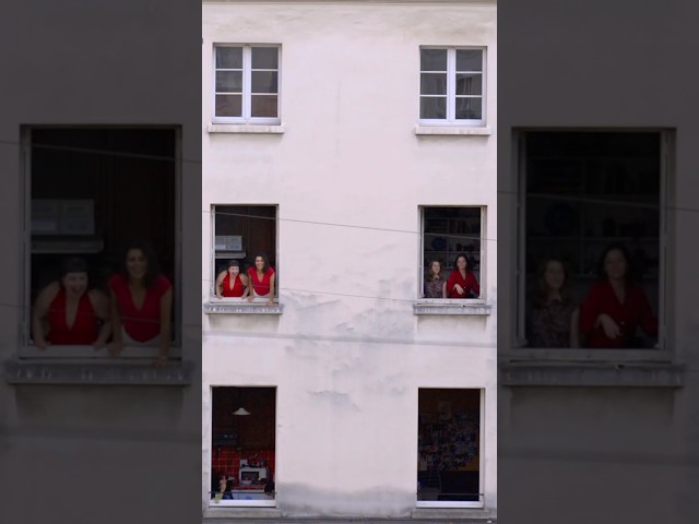Incredible Bohemian Rhapsody flashmob PART 2  😮 20 Opera Singers singing from the windows
