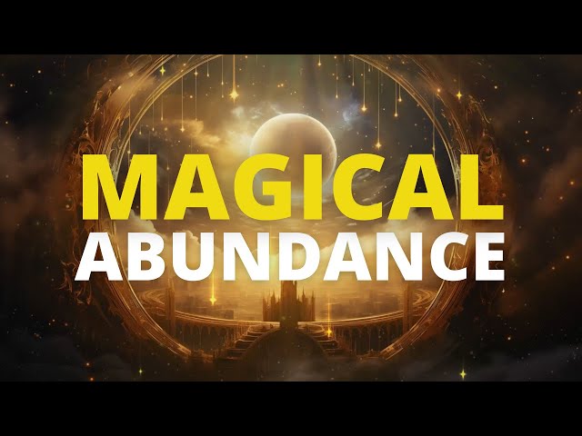 Magical Golden ABUNDANCE Subliminal Messages | Positive Affirmations for Money, Wealth & Prosperity