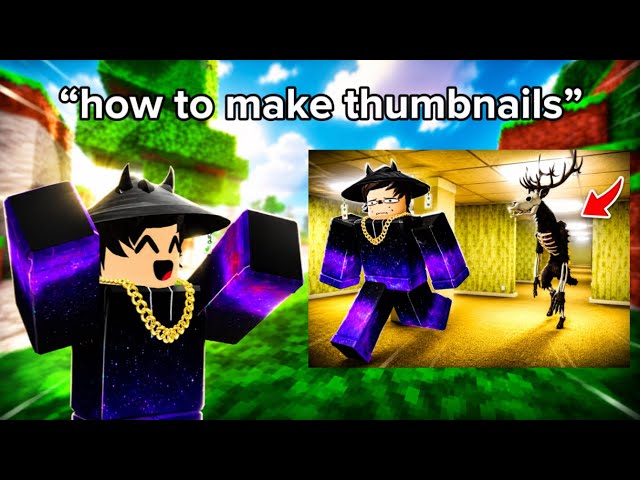 HOW to Make Roblox Thumbnails On *MOBILE* For YOUTUBE!