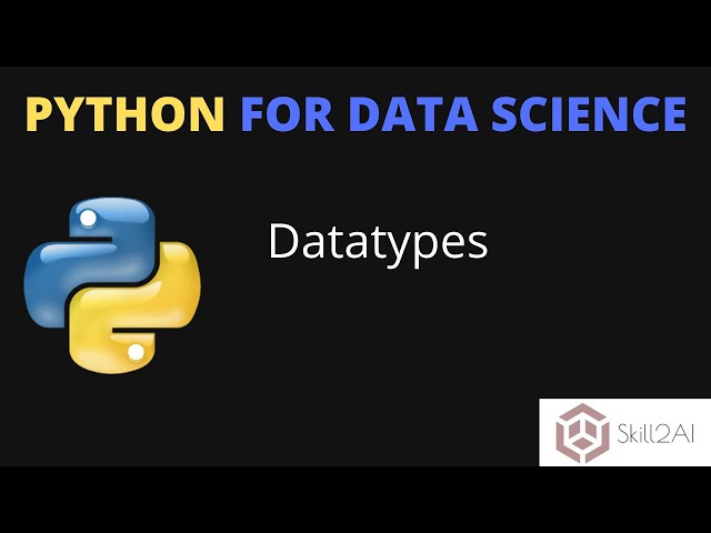 Python Datatypes: Integer & float | Python Numbers | Python for Data Science