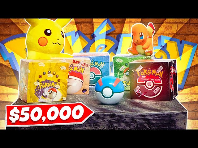 I FOUND $50,000 WORTH OF POKEMON CARDS!!!
