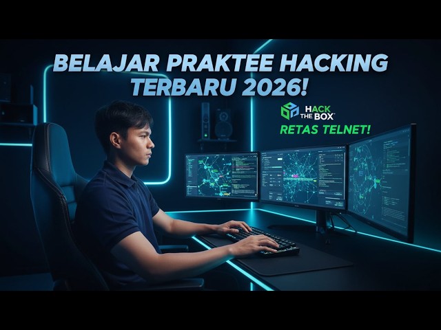 Belajar Praktek Hacking Terbaru 2026! Hack The Box Meretas Telnet!