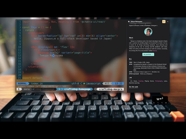 How to build a portfolio website using Next.js, Chakra UI, Framer Motion, and Three.js