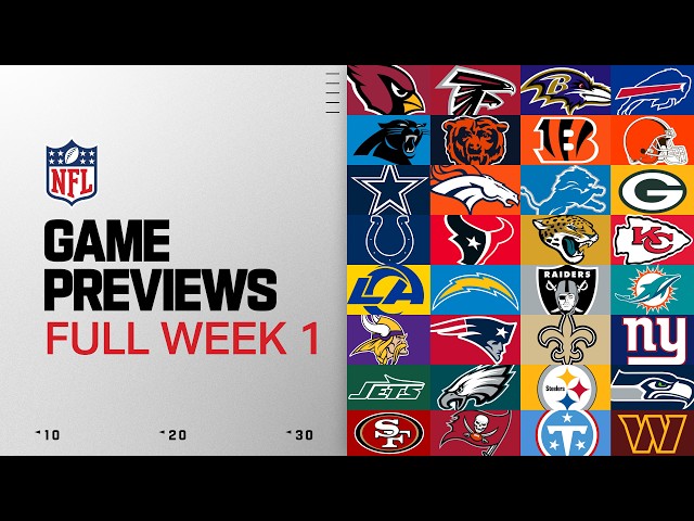 Full Week 1 Game Preview | 2026 Season