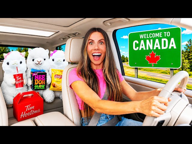 I TOOK MY 5 CRAZY LLAMAS TO CANADA! *HUGE ROADTRIP*