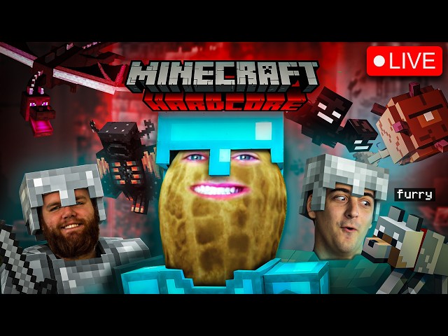 🔴LIVE | MINECRAFT HARDCORE MARATHON | HUTCHMF X CLOAKZY | 4 BOSSES, 1 STREAM | #BUNGULATE