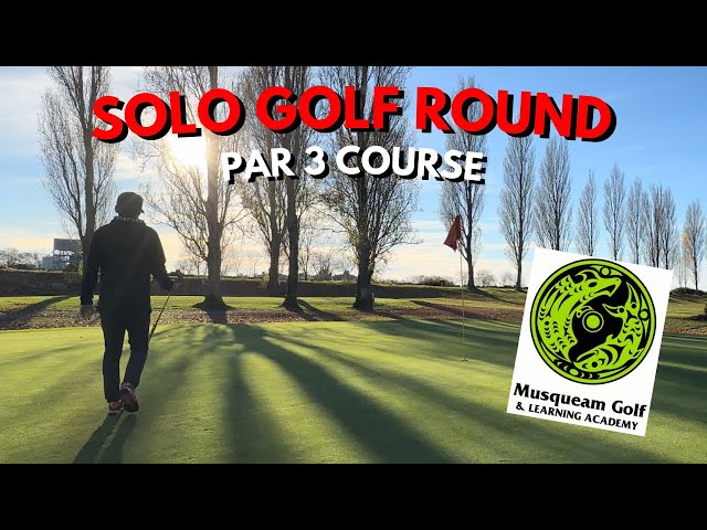I SHOT UNDER PAR AT A PAR 3 COURSE