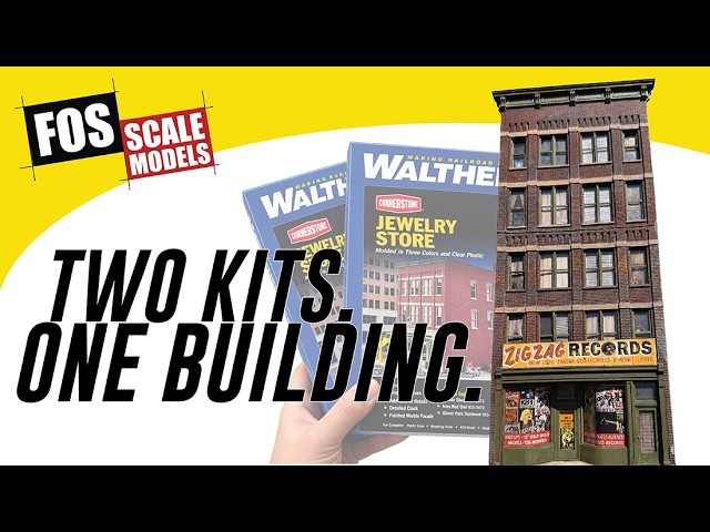 Kitbashing a Walthers Kit Into a Five-Story HO Scale Building