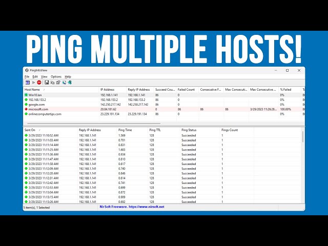 How to Ping and Monitor Multiple Hosts at the Same Time (Free Tool)