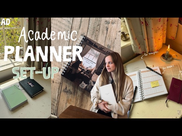Setting up my Academic Planner 2026 + flick-through!