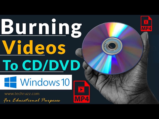 ✅ How to Burn Video Files to CD/DVD in Windows 10 PC | Plays on DVD Players