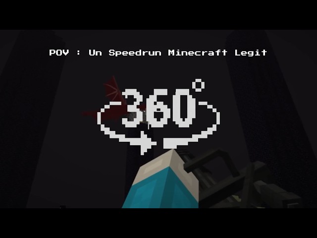 Minecraft Legit Speedrun - Vidéo 360° #minecraft #speedrun #legit #360