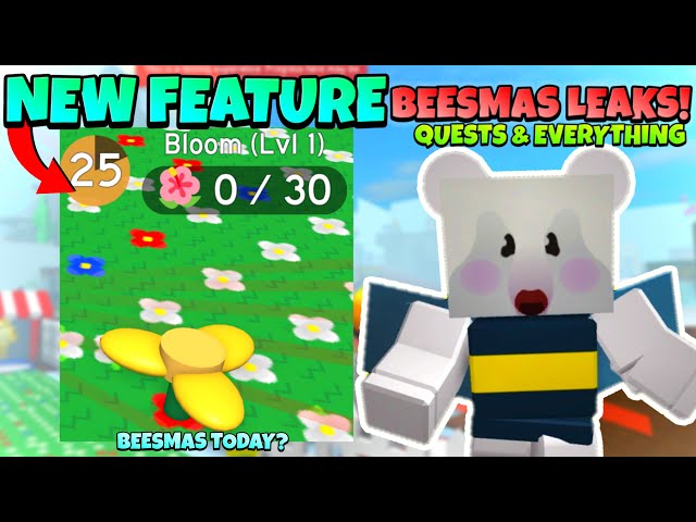 ALL BEESMAS LEAKS! QUEST REQUIREMENTS & NEW FEATURE!
