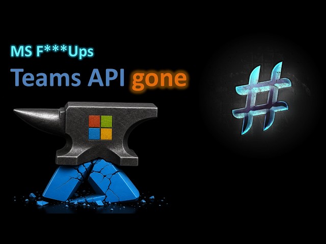 Teams API gone - no replacement in sight