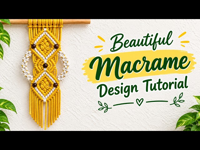 Macrame Design Tutorial | Macrame Design 2026 | Macrame Design | DIY Macrame Design 2026 | Macrame 