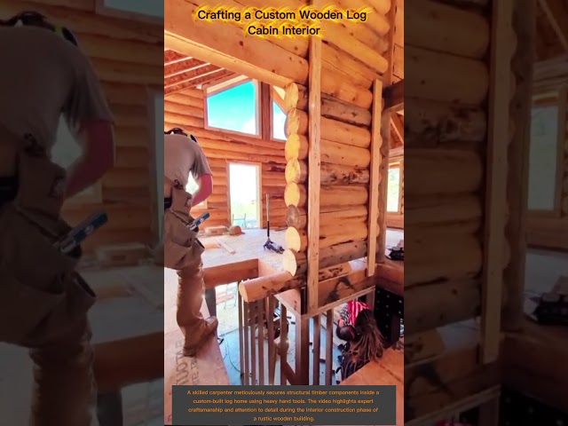 The Art of Log Cabin Building: Mind-Blowing Woodworking!