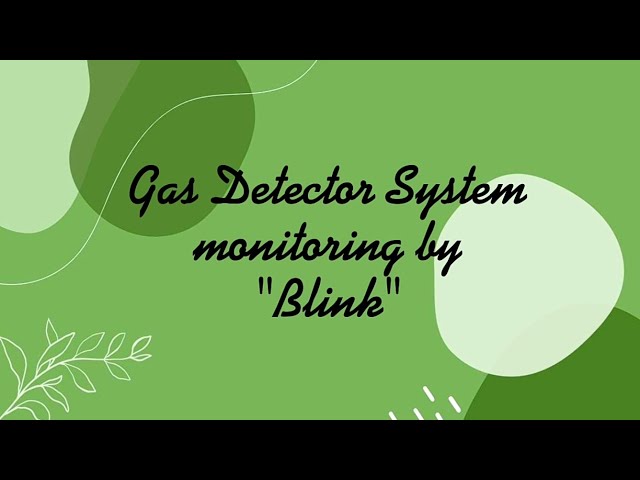 Gas Detector System with Monitoring by "Blynk"