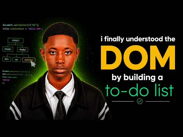 I Finally Understood the DOM by Building a To-Do List