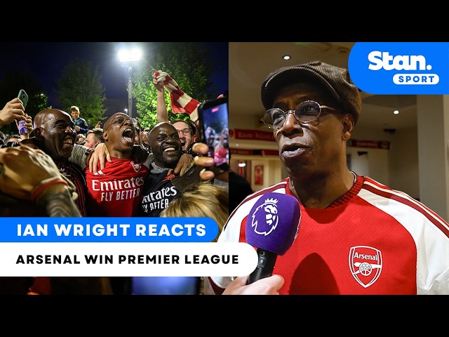 Ian Wright REACTS to Arsenal winning the Premier League 🏆