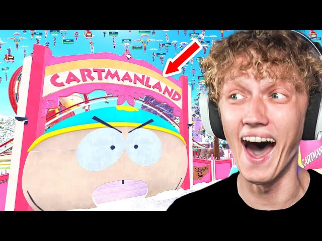 I Got 100 Players To Land At CARTMANLAND In Fortnite! (South Park Update)