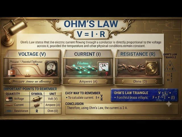 Ohm’s Law Numericals Explained 🔥 | Current, Voltage & Resistance | Intermediate & B.Tech Physics