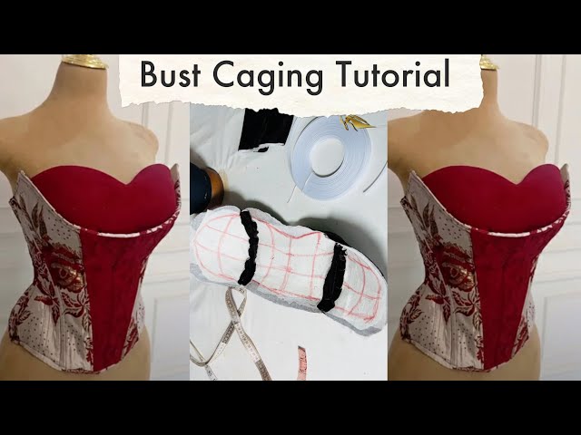 Making the Bust Caging of a Funnel Corset