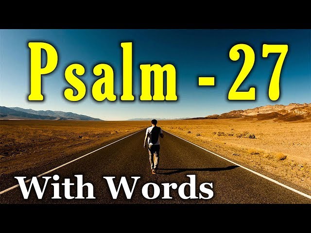 Psalm 27 Reading: Finding Light in the Darkness (With words - KJV)