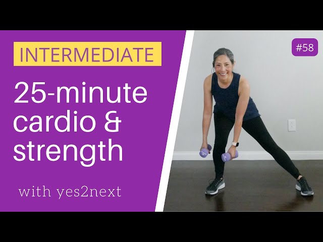 Intermediate Cardio and Strength Workout | Seniors, Beginners