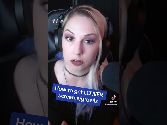 TRY this for sick LOW screams! #howtoscream #gutteral