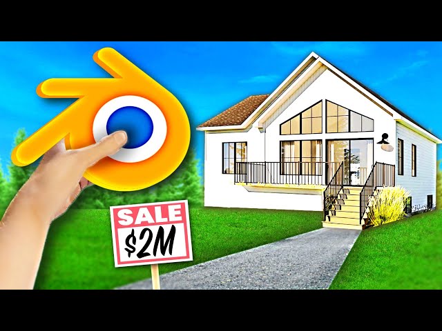 Making My DREAM HOUSE in Blender!