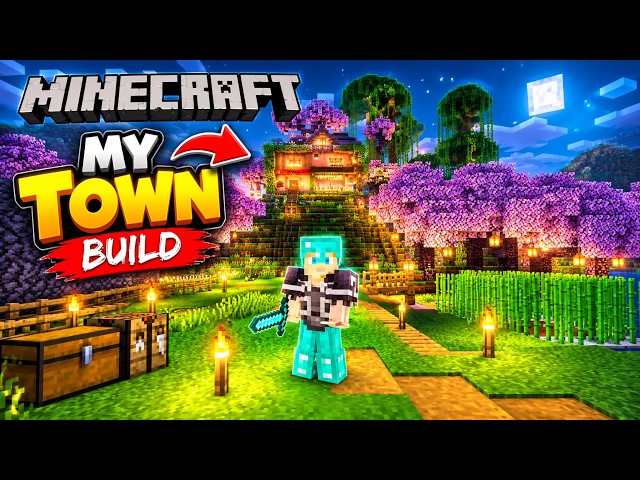 🔥 Minecraft Mein ZERO Se Apna TOWN Bana Raha Hoon! 😱🏡 | Minecraft Survival