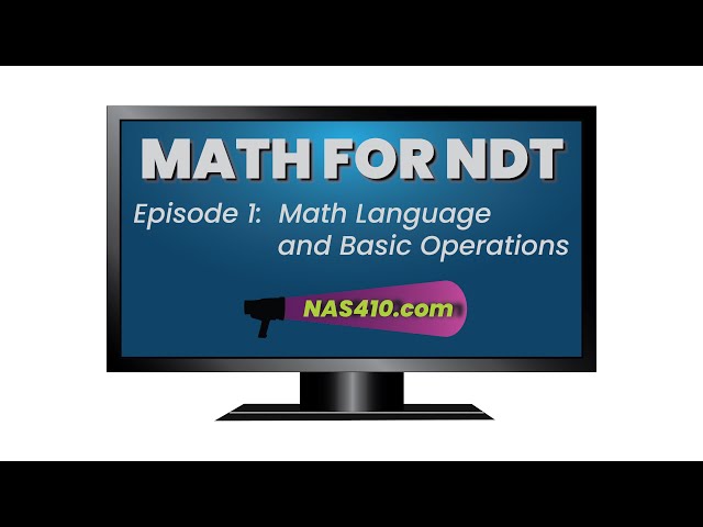 Episode 1 Operations and the Language of Math
