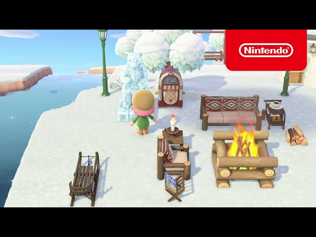 Your island in January! – Animal Crossing: New Horizons (Nintendo Switch)